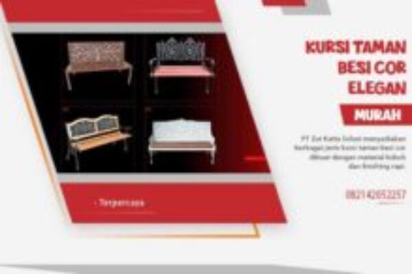 Kursi Taman Besi Cor Elegan